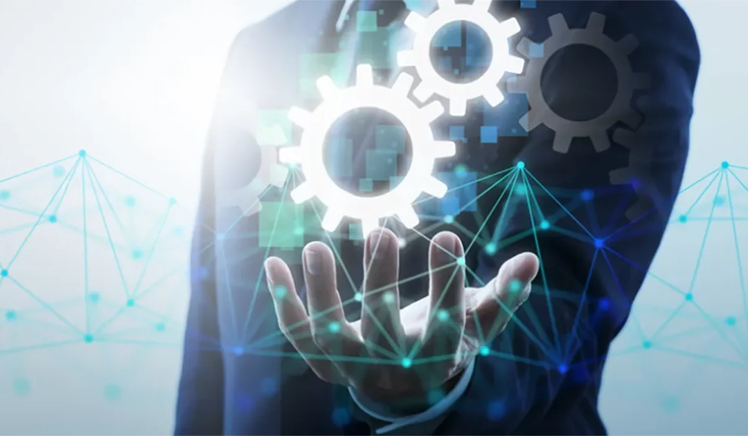 person holding gears