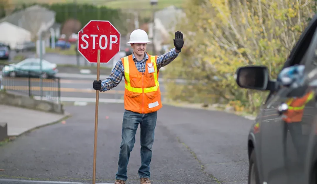 road safety worker