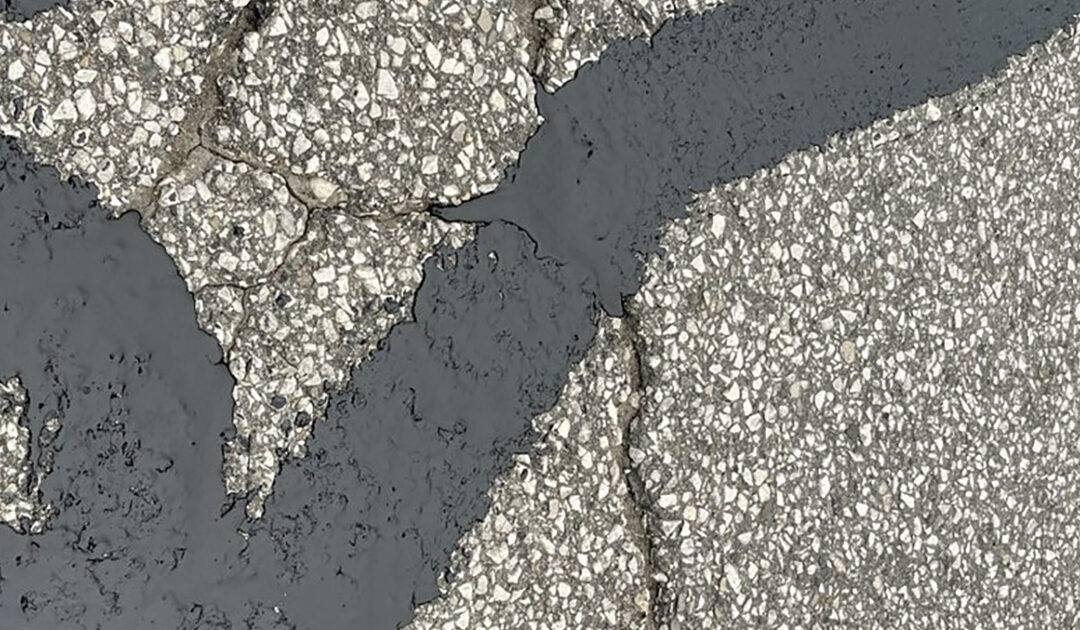 repaired crack